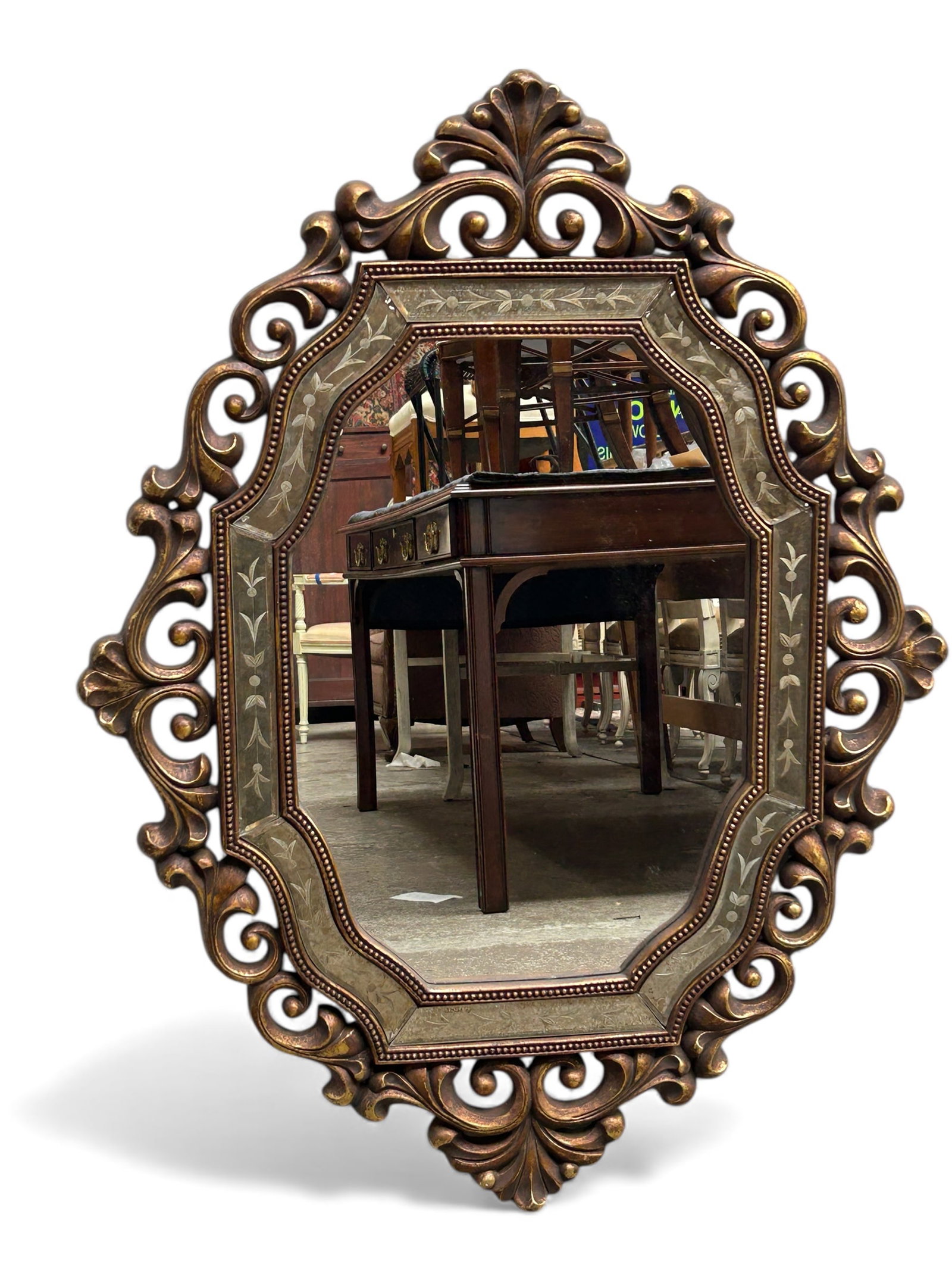 Howard Elliott Collection Wall Mirror. (1 of 8)
