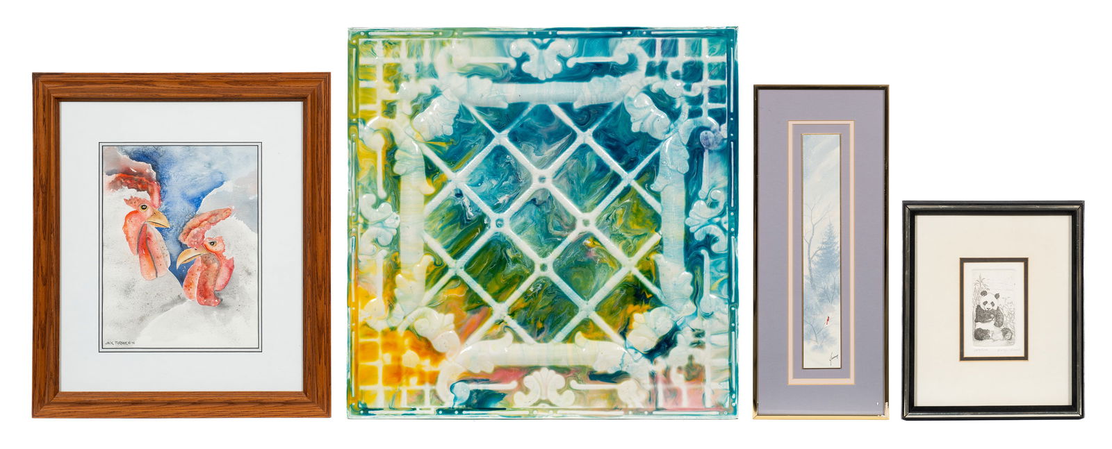 4 Pc. Miscellaneous Lot of Artwork. (1 of 19)