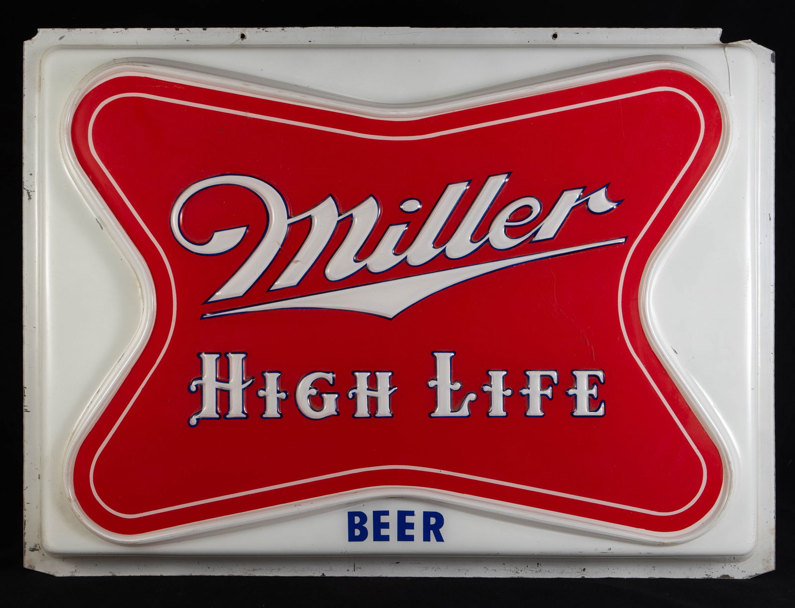 Miller High Life Plastic Light Box Cover Sign. (1 of 6)