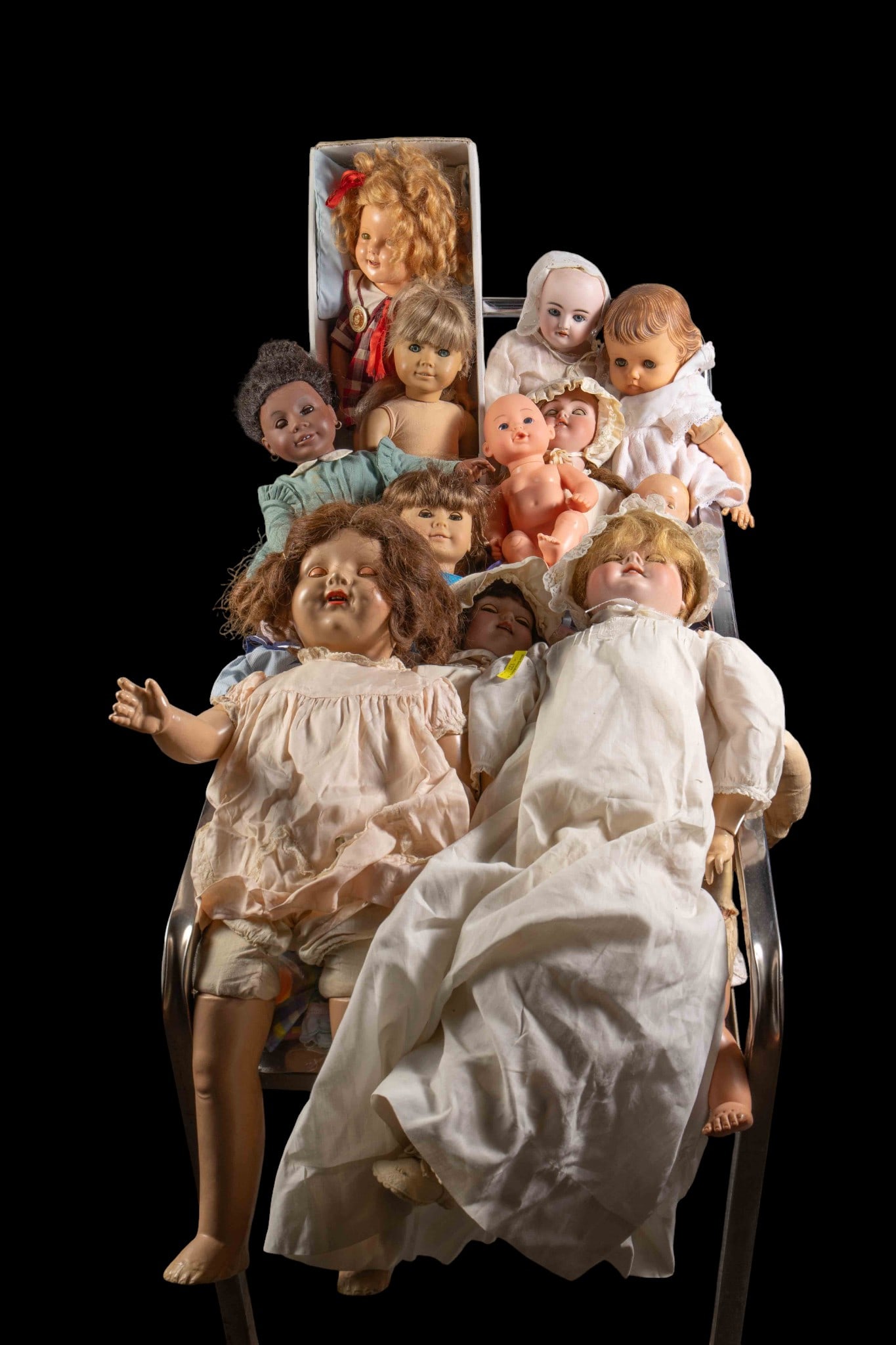 14 Mostly Vintage Dolls & Accs. - Kestner, Nippon. (1 of 3)