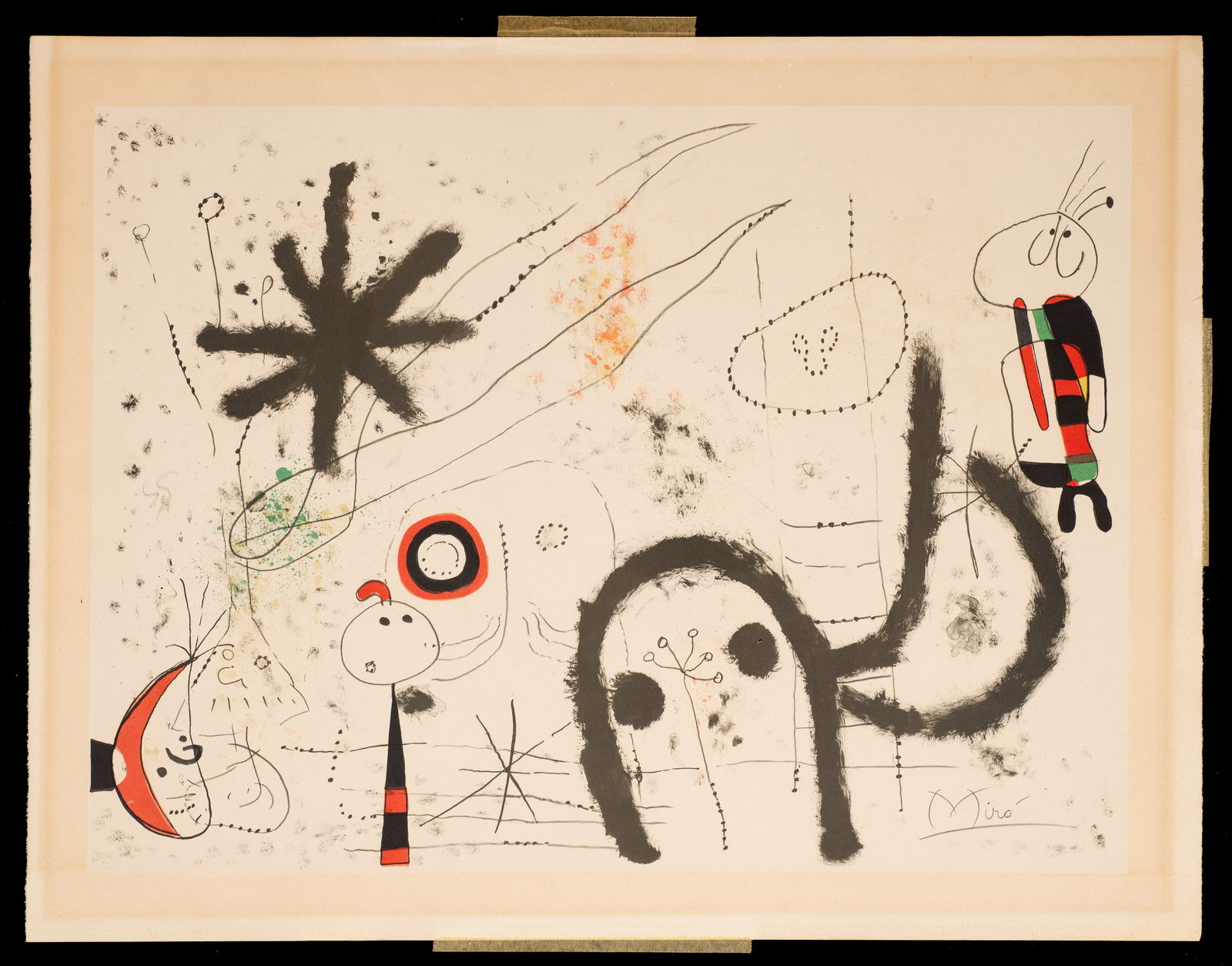 Les Eclats du Soleil, Lithograph After Miro. (1 of 4)
