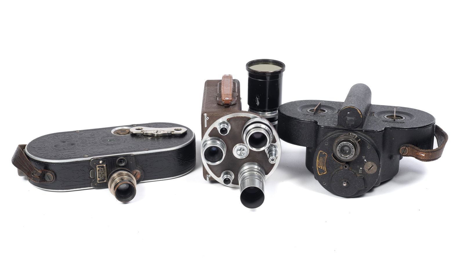 Three Filmo Cine Movie Cameras w/ Cooke Lenses. (1 of 18)