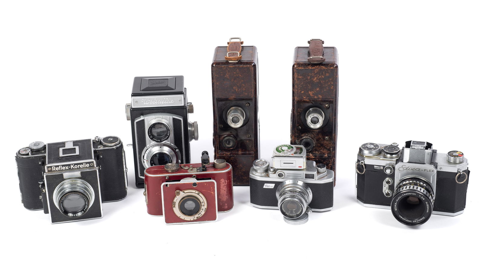 Lot of Seven Vintage Cameras. (1 of 11)