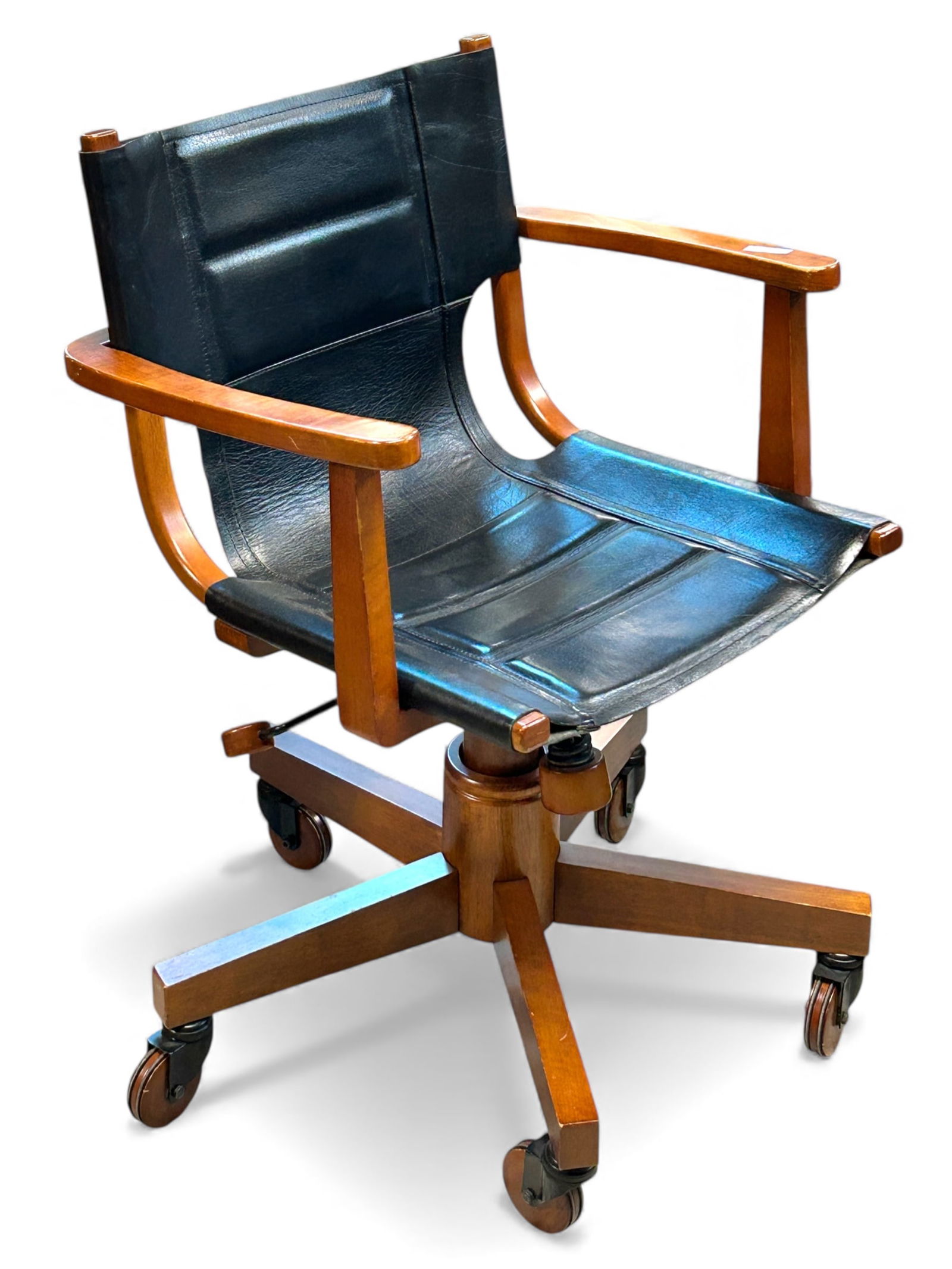 Asher Benjamin Studio Leather Office Chair. (1 of 10)