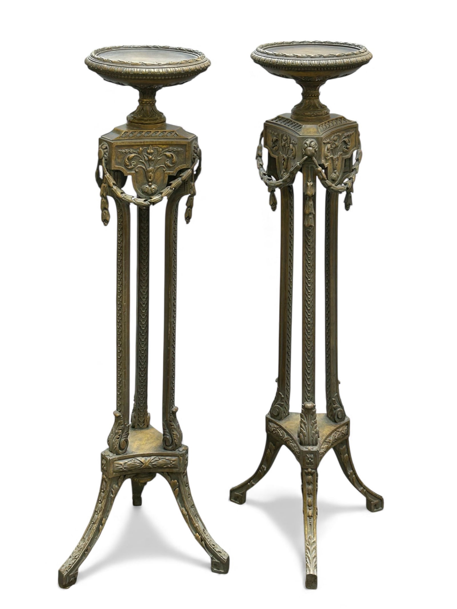 Pair of Ornate French Pedestals or Fern Stands. (1 of 11)