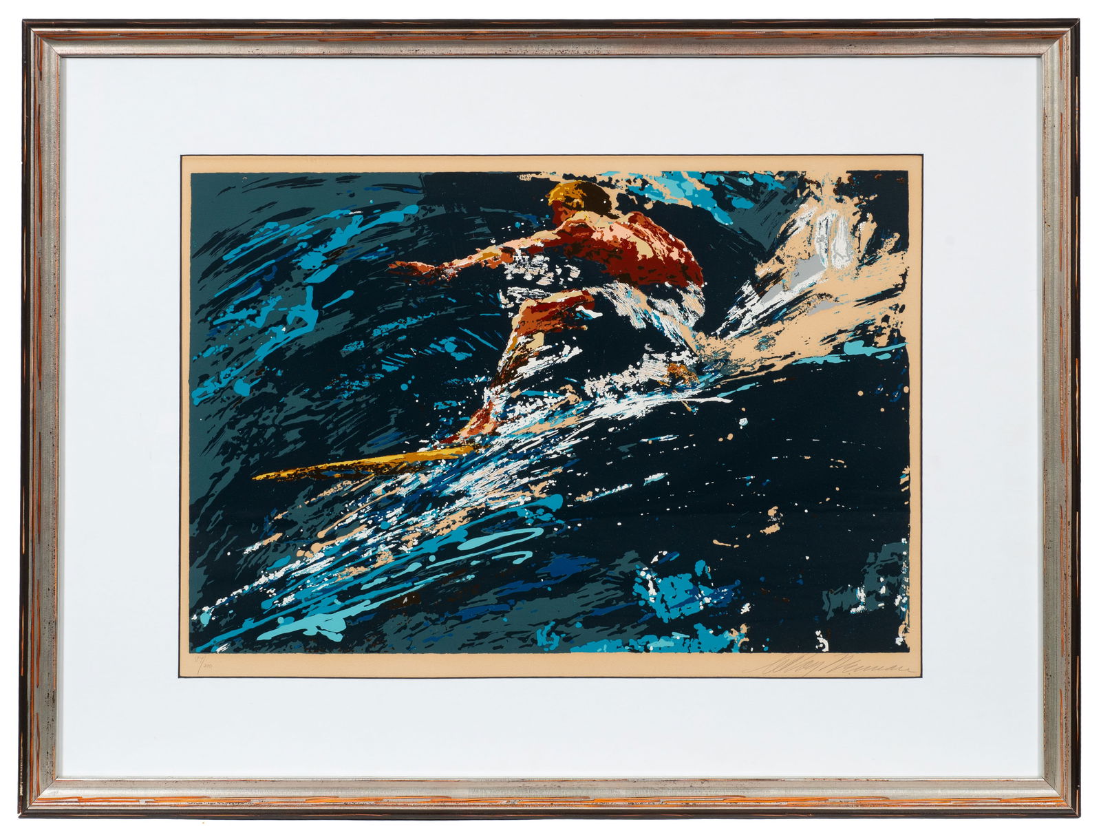 Surfer, Signed Serigraph by LeRoy Neiman. (1 of 6)