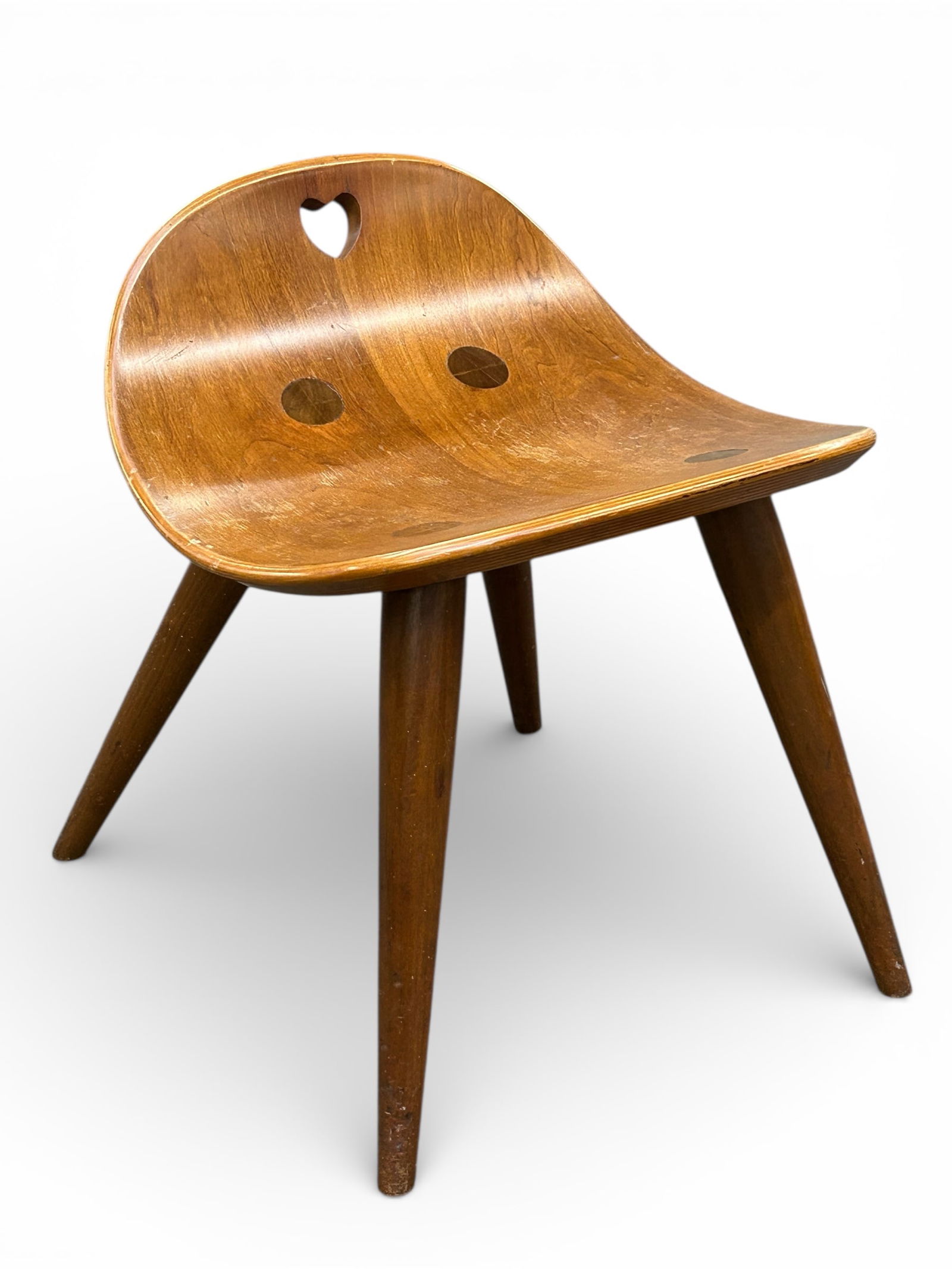 Edward Wormley for Dunbar Heart Stool. (1 of 8)