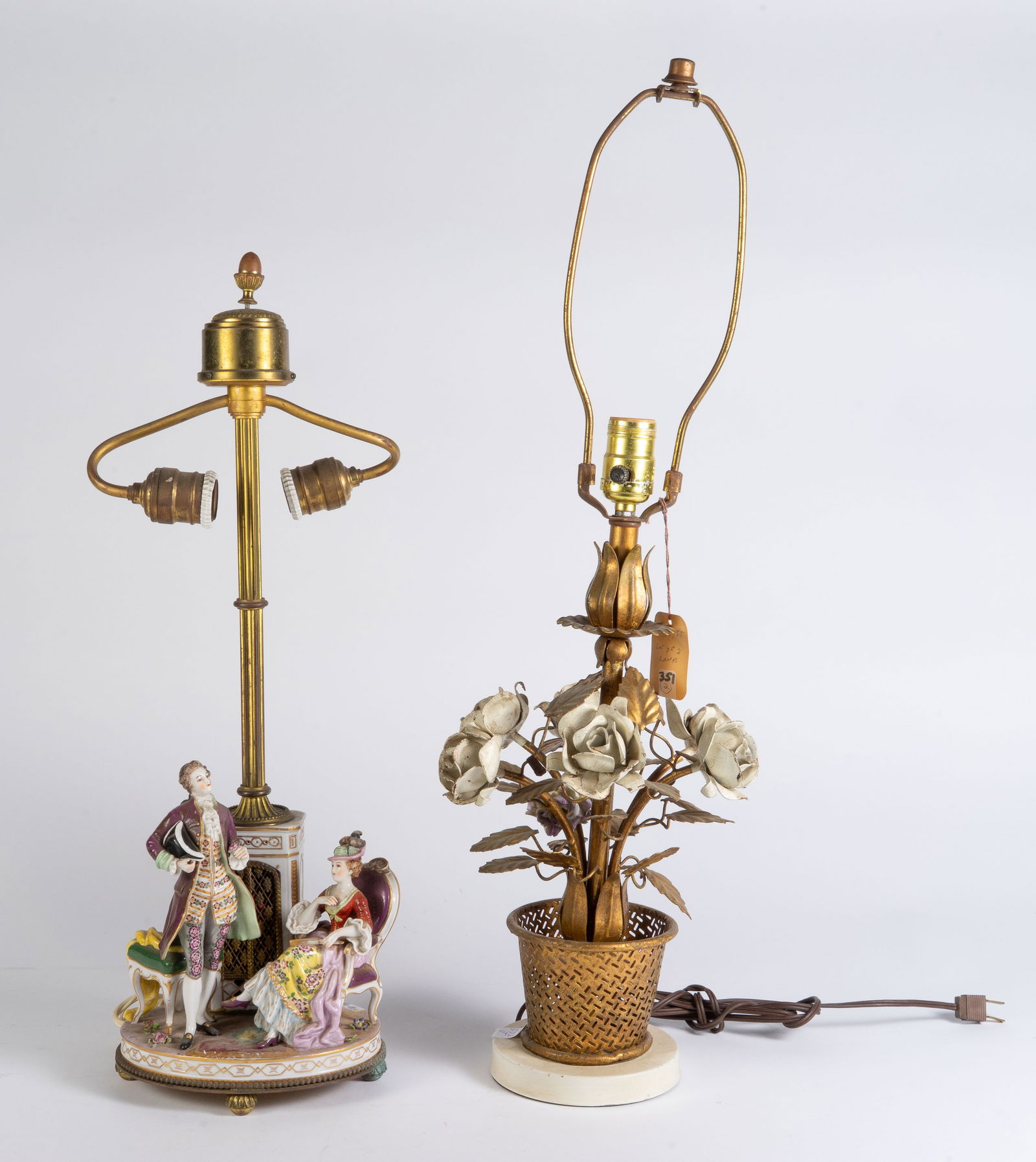 Lot of 2 Vintage Table Lamps, inc. Germany. (1 of 3)