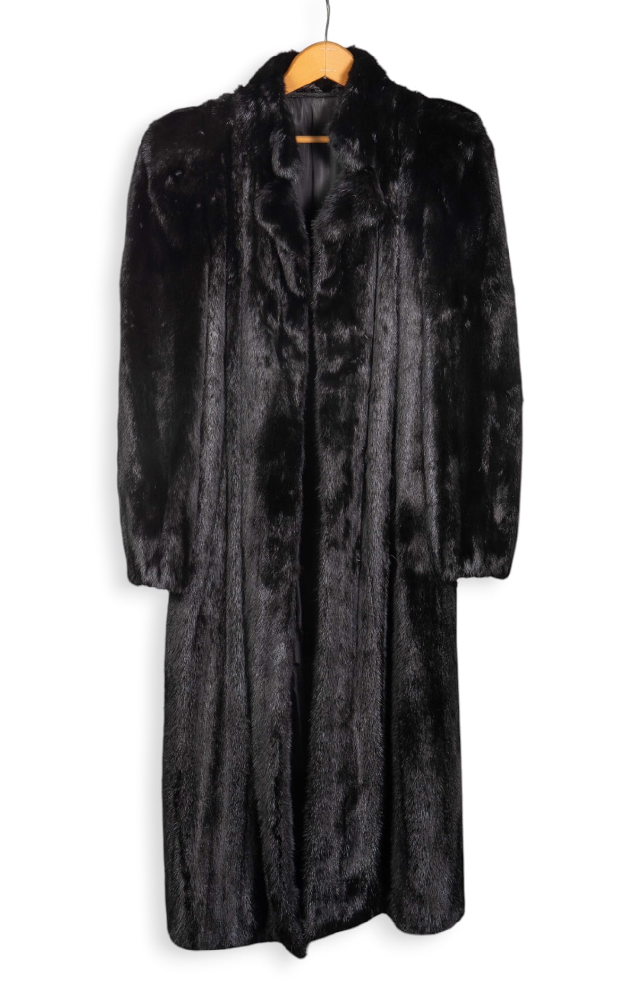 Vintage Black Mink Fur Coat. (1 of 4)