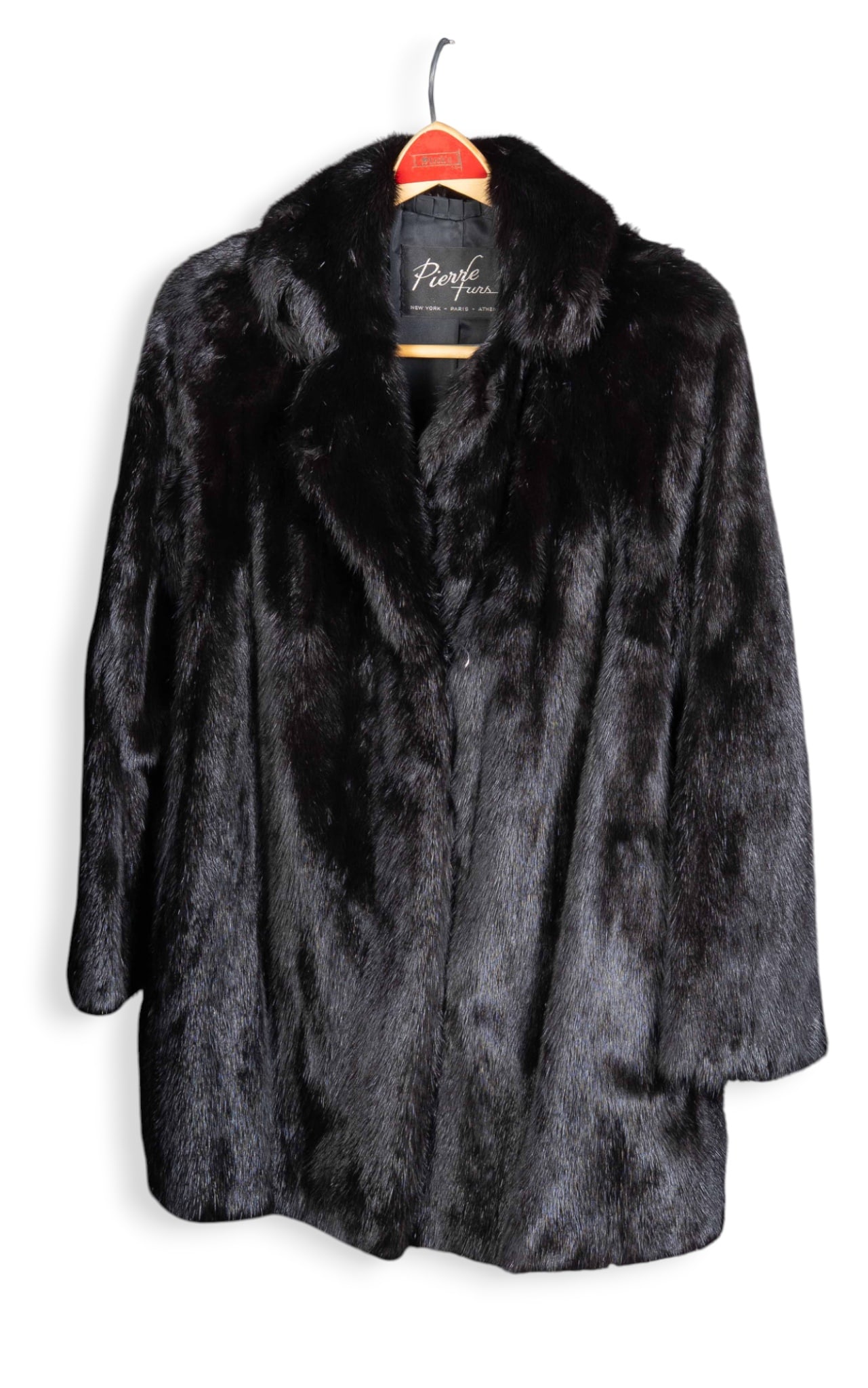 Pierre Furs Black Mink Fur Jacket. (1 of 5)
