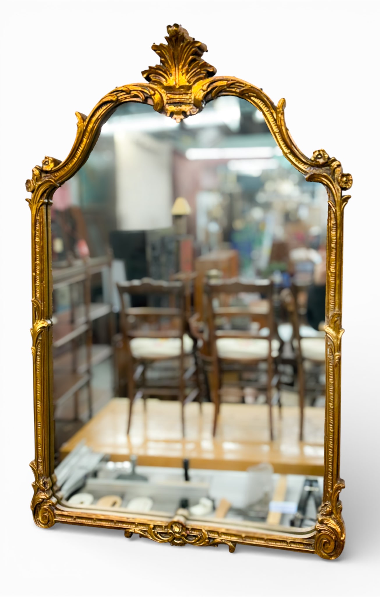 French Style Ornate Gilded Mirror. (1 of 3)