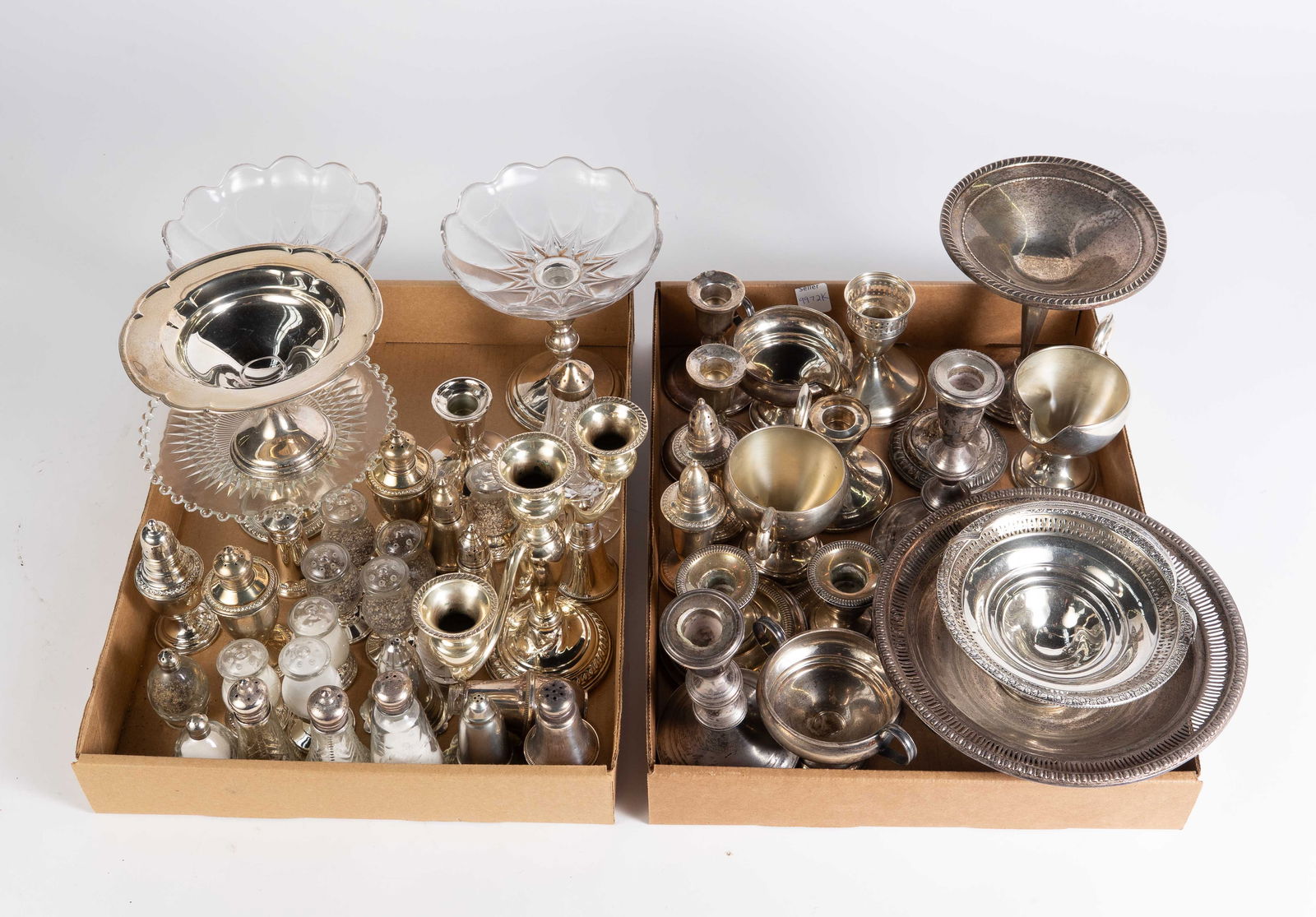 Lot of Mostly Weighted Sterling Items. (1 of 2)