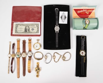 Lot of Mostly Vintage Watches - Bucherer, Bulova.