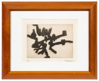 Ibili II, Aquatint Etching, Eduardo Chillida.
