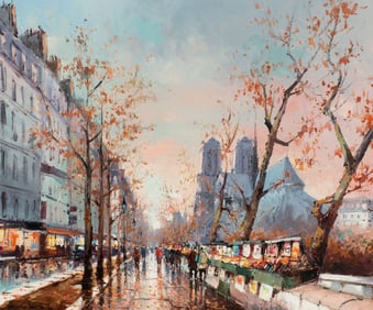 Impressionist Quai de Seine, Stephane Wrobel.