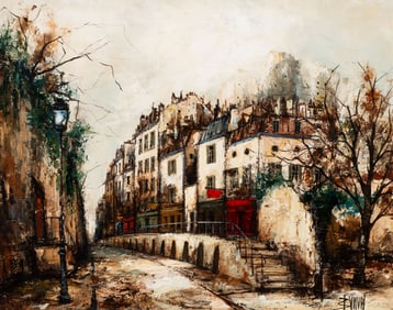 Impressionist Street Scene, Manuel Bunuel.