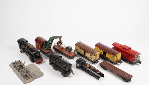 Mostly Lionel Prewar O Scale Cars & 260E Engine.
