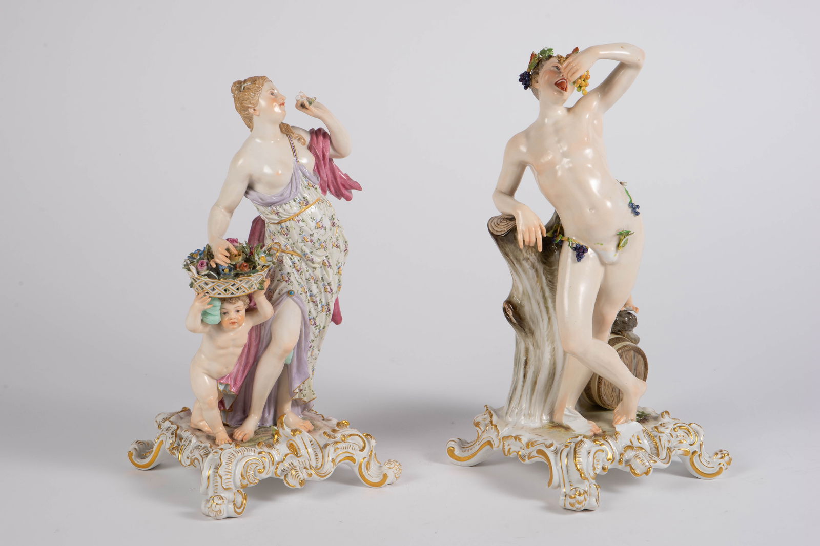 Two Meissen Porcelain Figural Groups, As Is. (1 of 13)