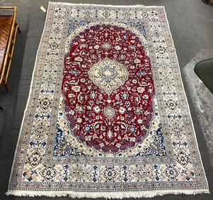 7' 10" x 11' 4" Persian Nain Rug.