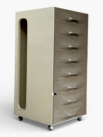 Raymond Loewy DF2000 Valet Chest on Wheels.
