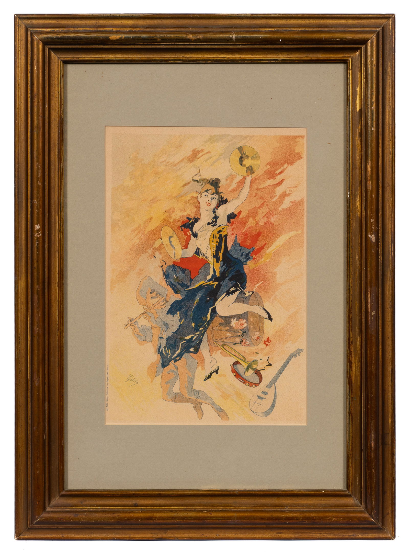 La Musique, Jules Cheret Lithograph. (1 of 7)