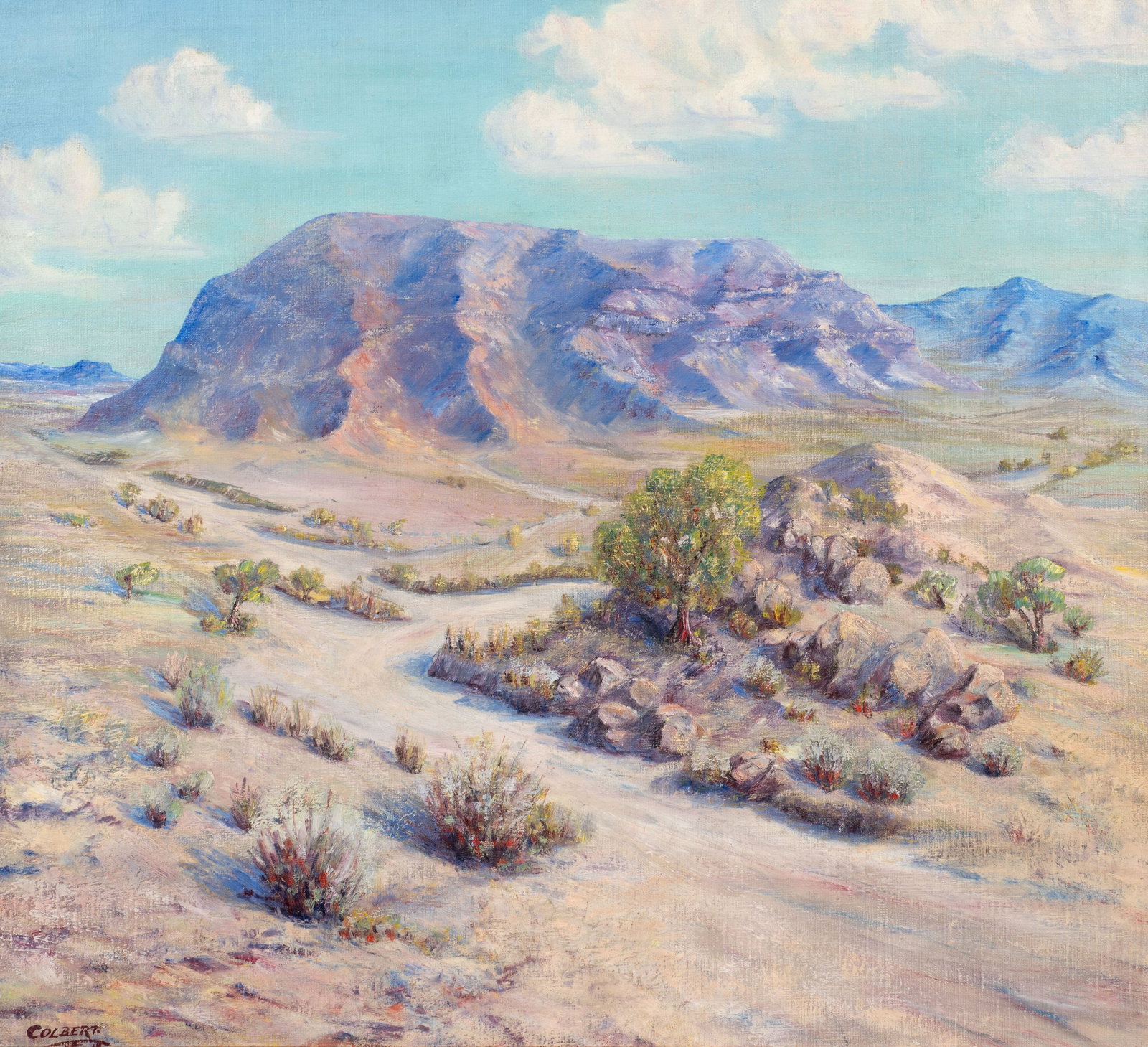 Large Western Landscape, Frederick Colbert. (1 of 5)