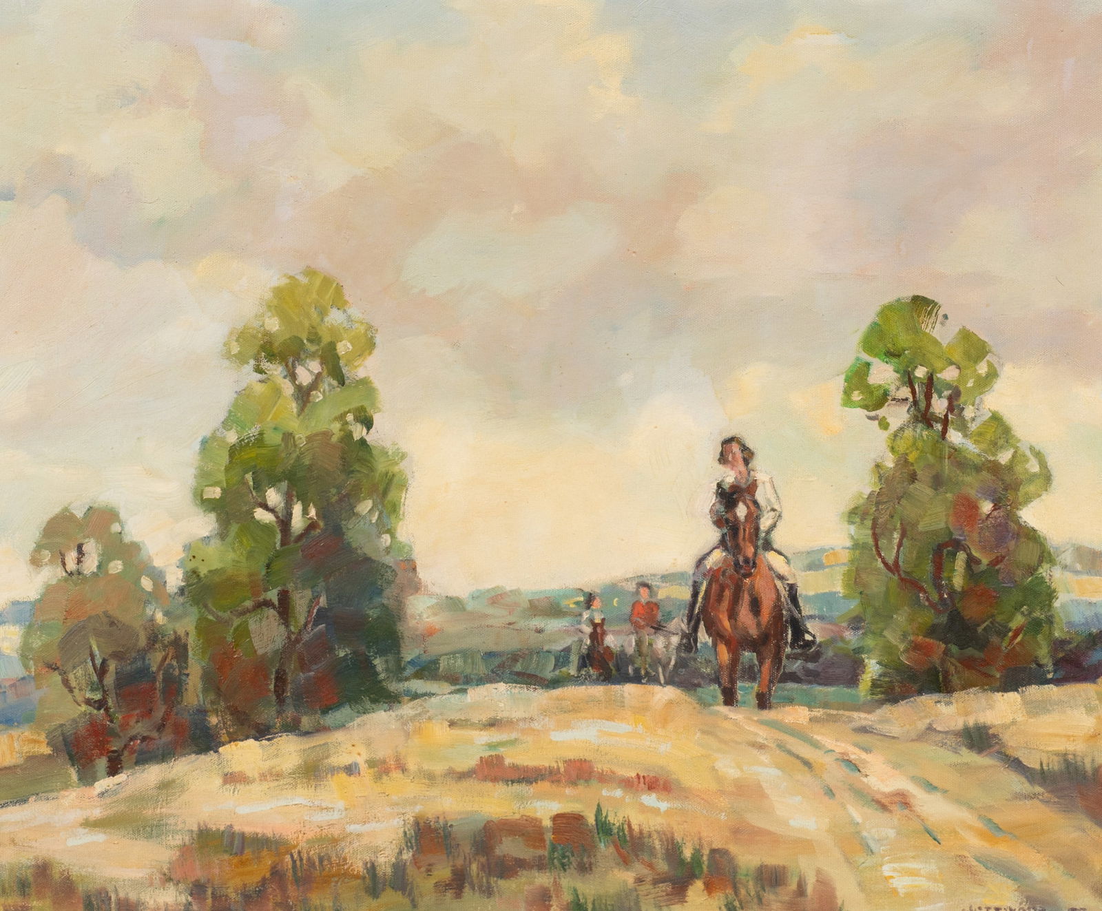 Landscape with Riders, William A. Steward. (1 of 5)