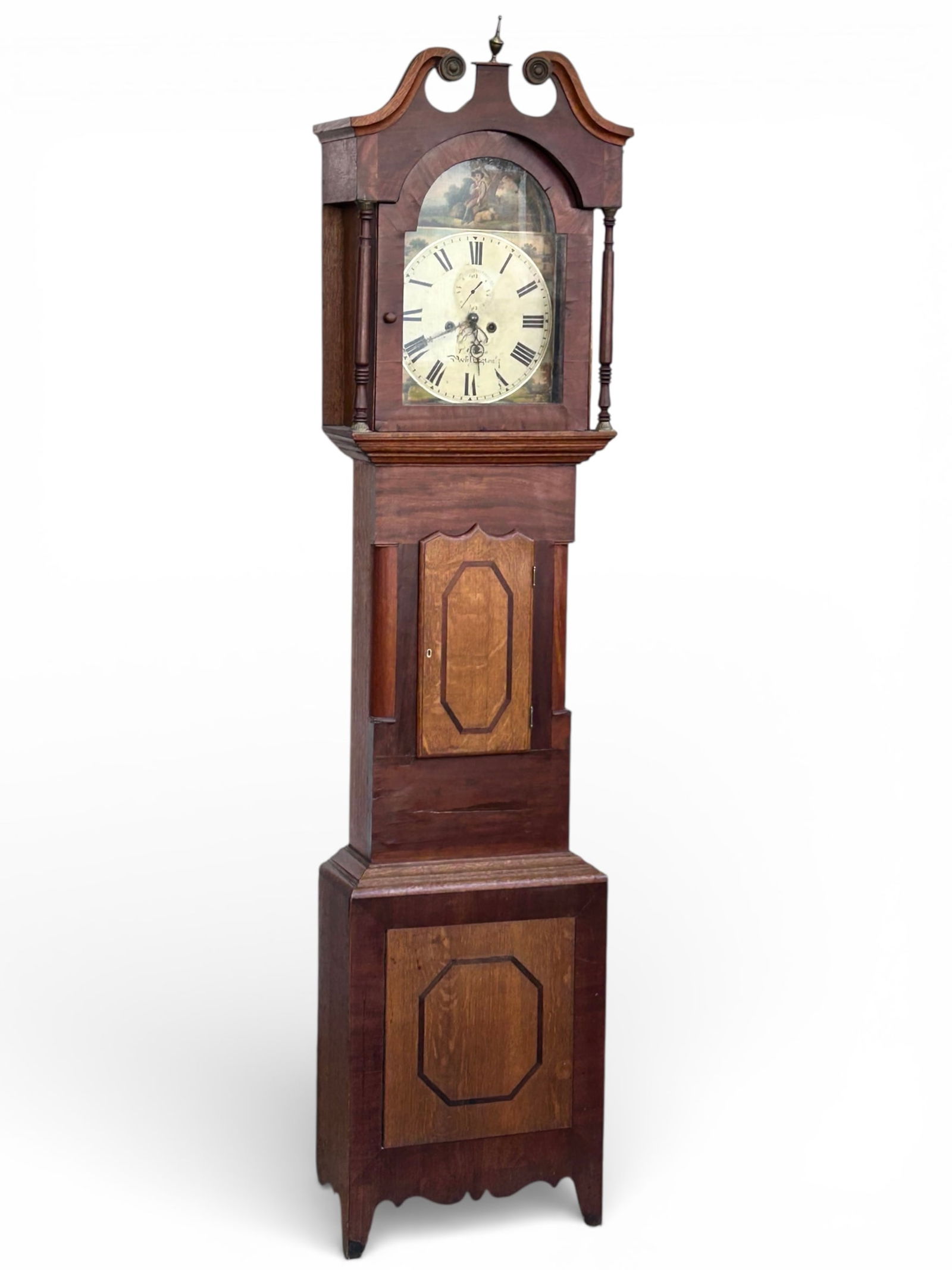 Antique English Tallcase or Grandfather Clock. (1 of 19)