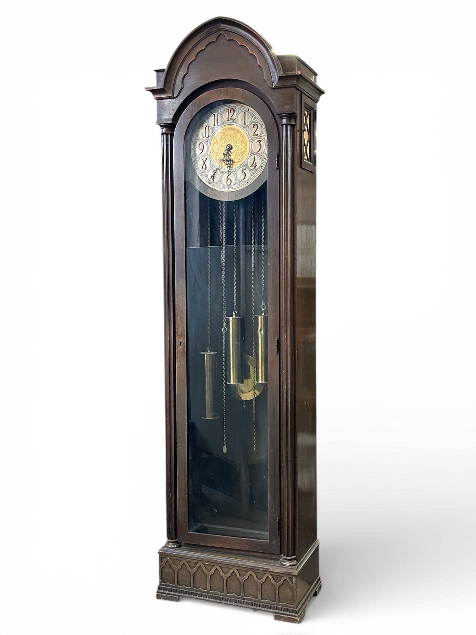 Vintage Mahogany Grandfather Clock. (1 of 7)