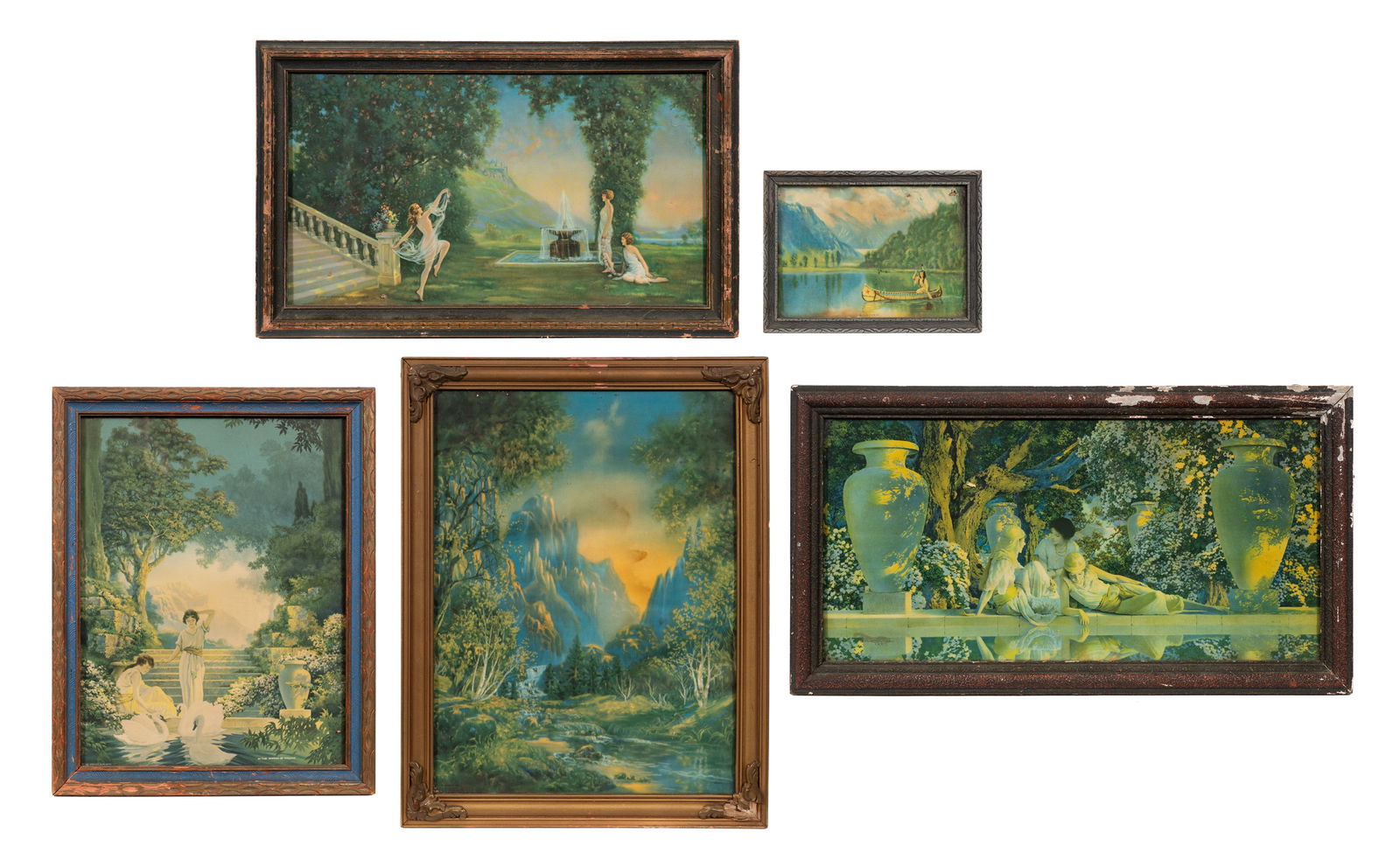 Lot of 5 Antique Prints - Parrish, Fox, etc. (1 of 20)