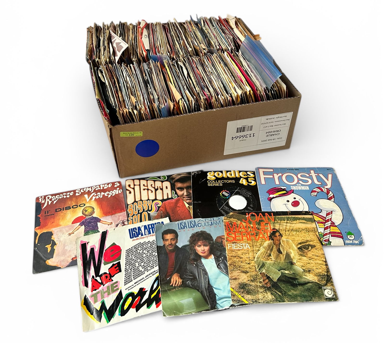 Group of 45 RPM Records, Mostly in Sleeves. (1 of 2)