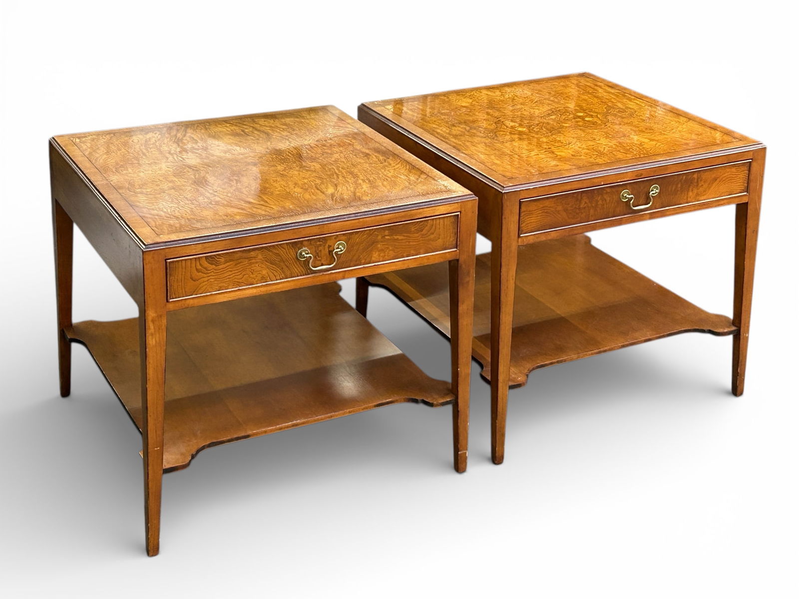 Pair of Southampton Regency Style Side Tables. (1 of 11)