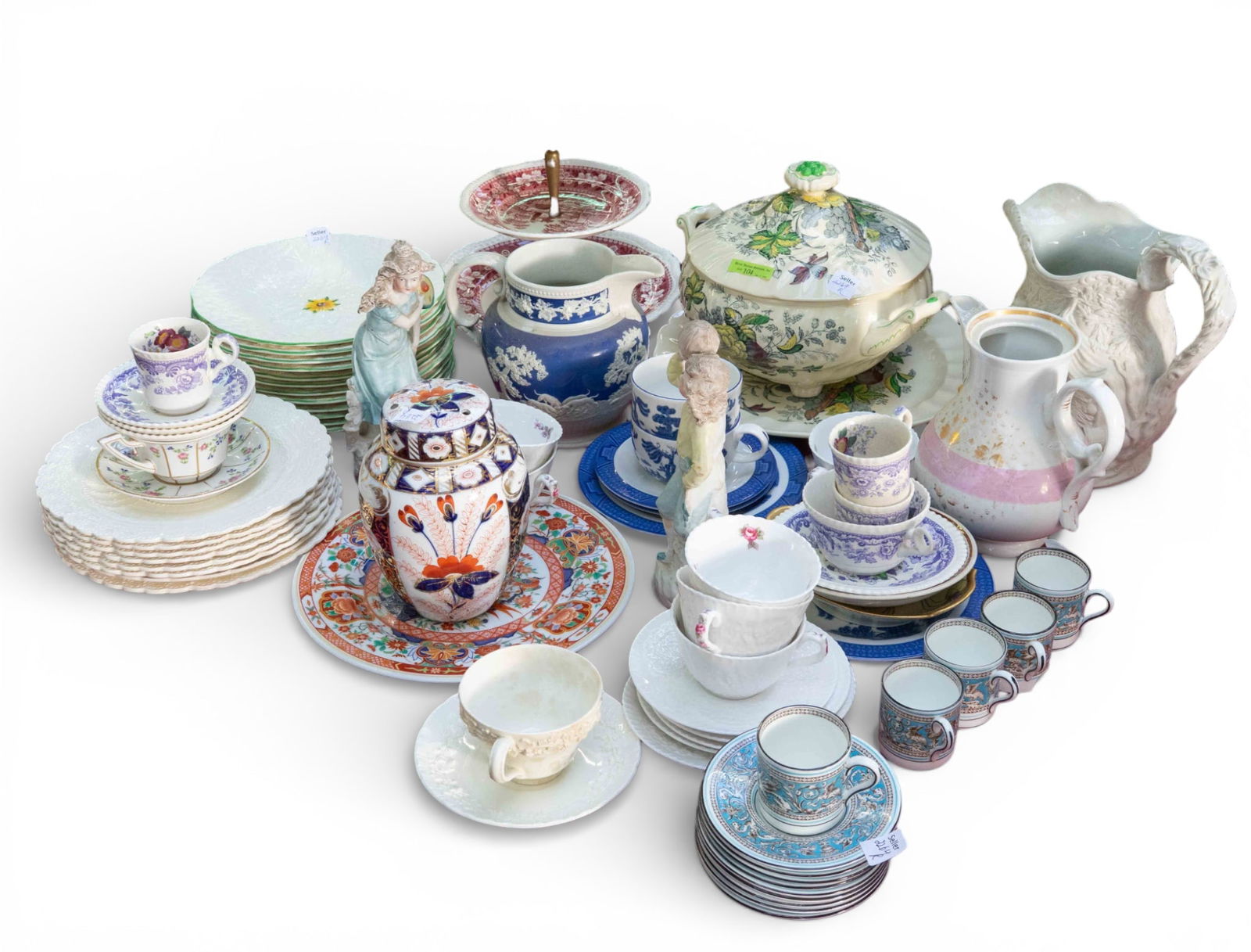 Lot: Wedgwood, Spode, Royal Doulton, etc. (1 of 5)