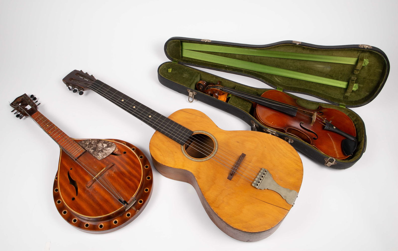 3 Instruments - Acoustic Guitar, Violin, Mandolin. (1 of 5)
