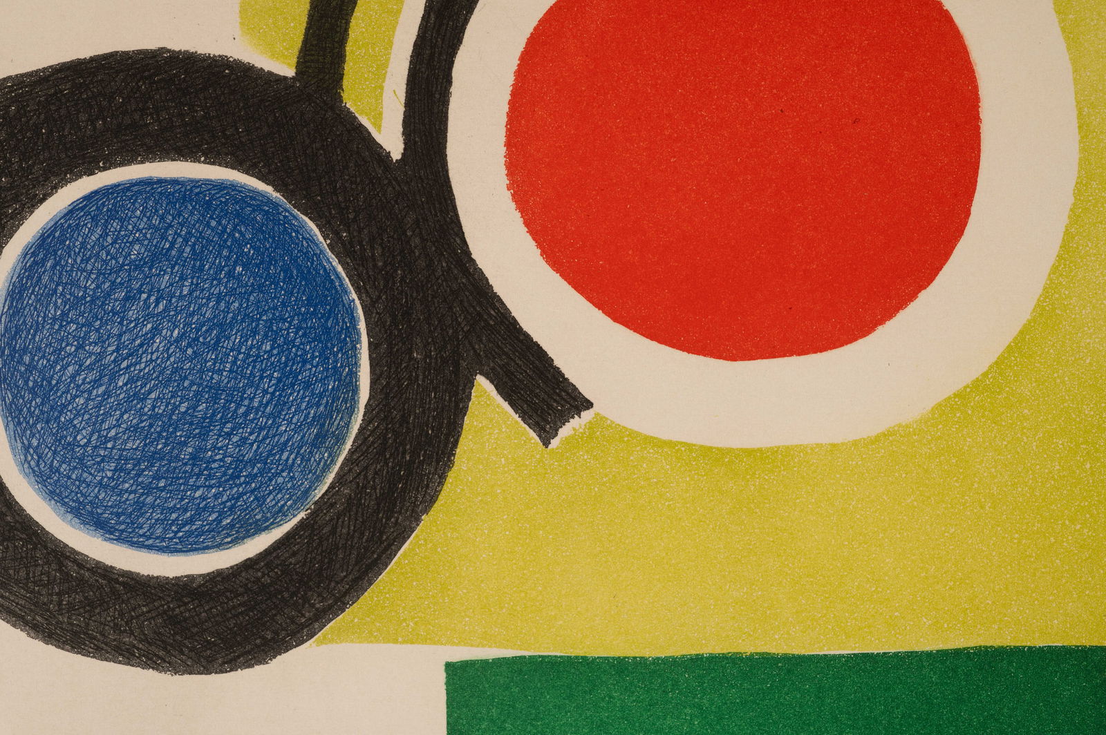 Polychrome Composition, Etching by Sonia Delaunay. - 2