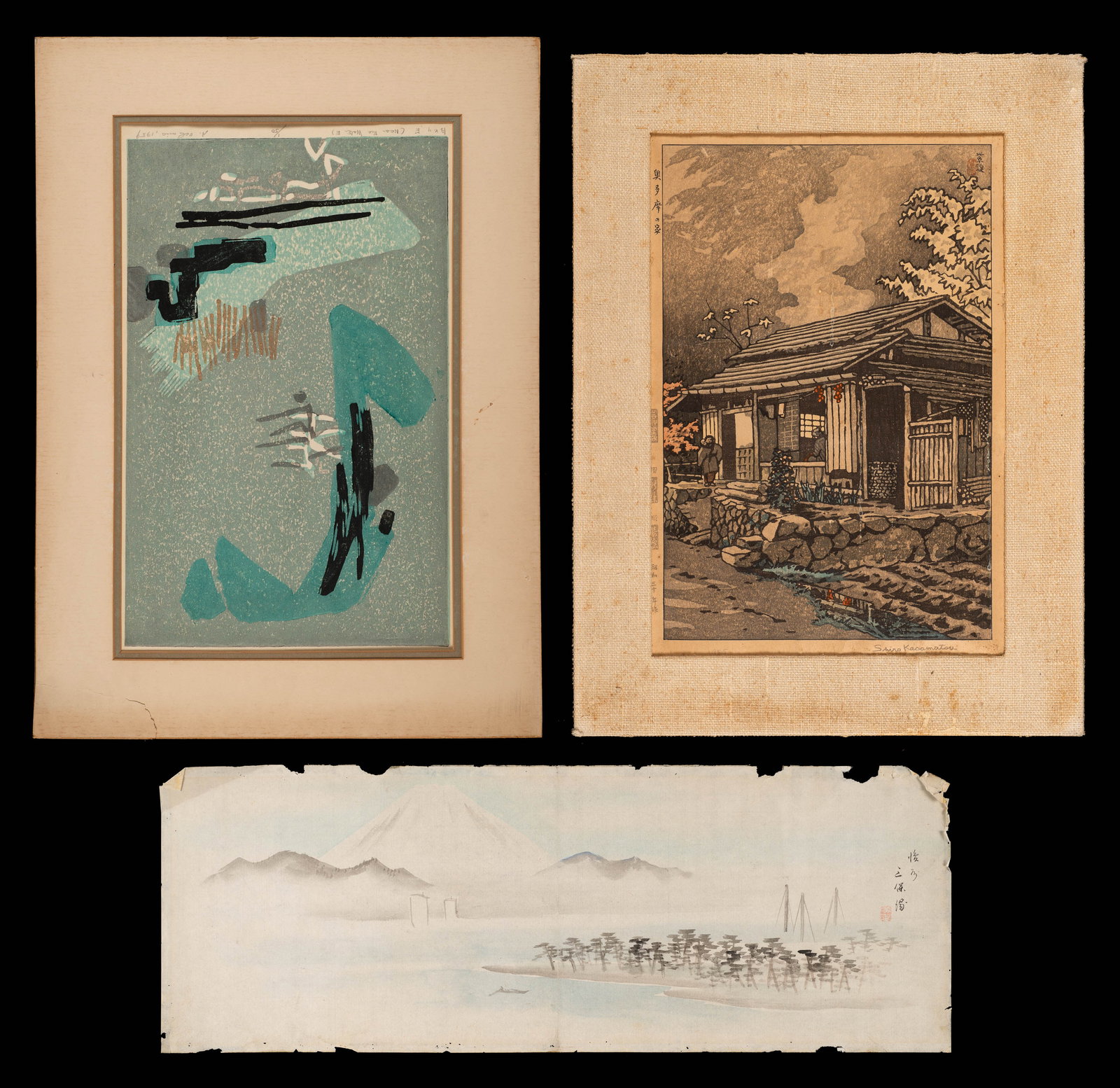 Lot of Three Asian Works - Kasamatsu, etc. (1 of 15)