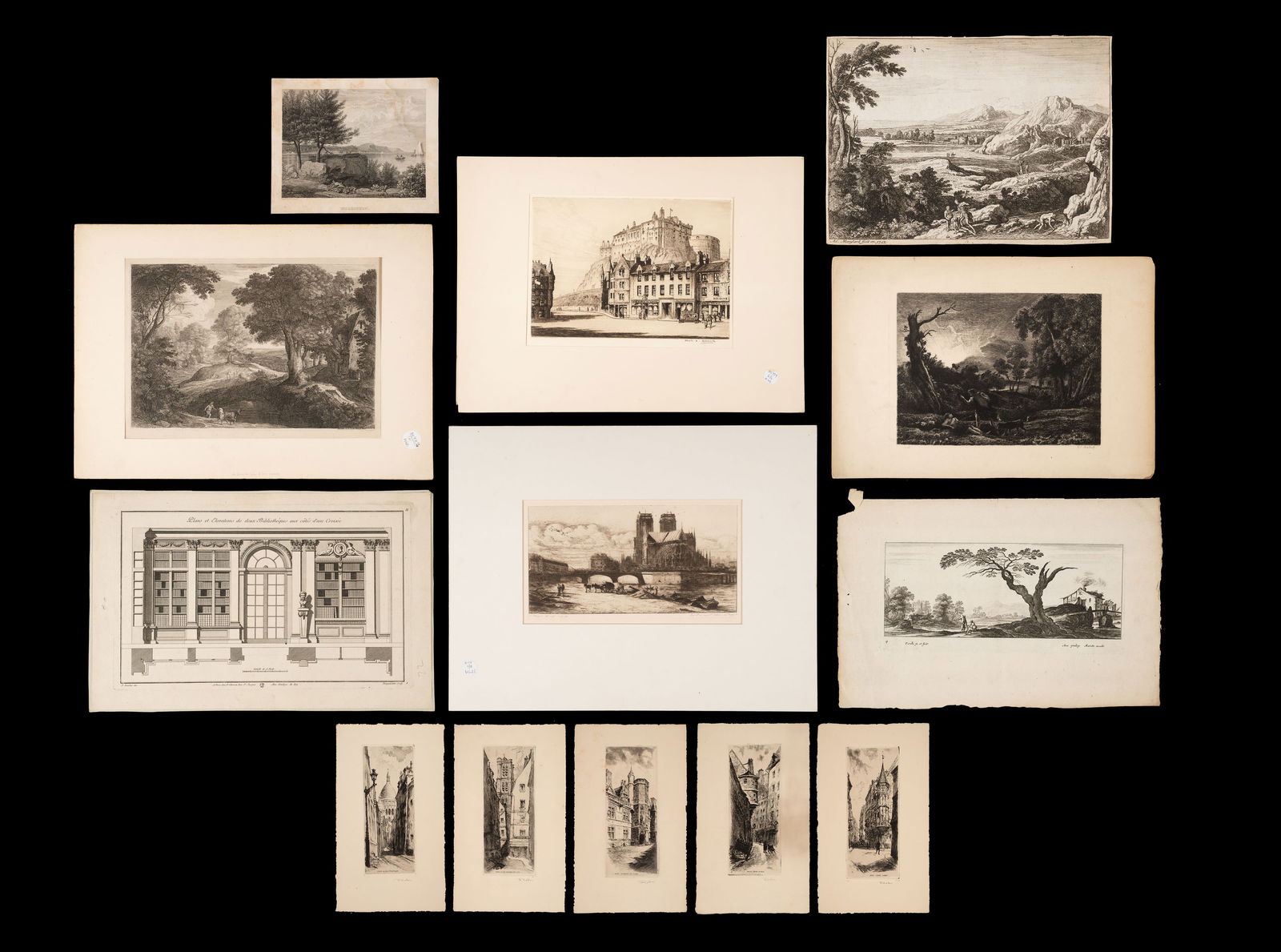 Lot Antique Prints - Durand, Mariette, Morin, etc. (1 of 20)