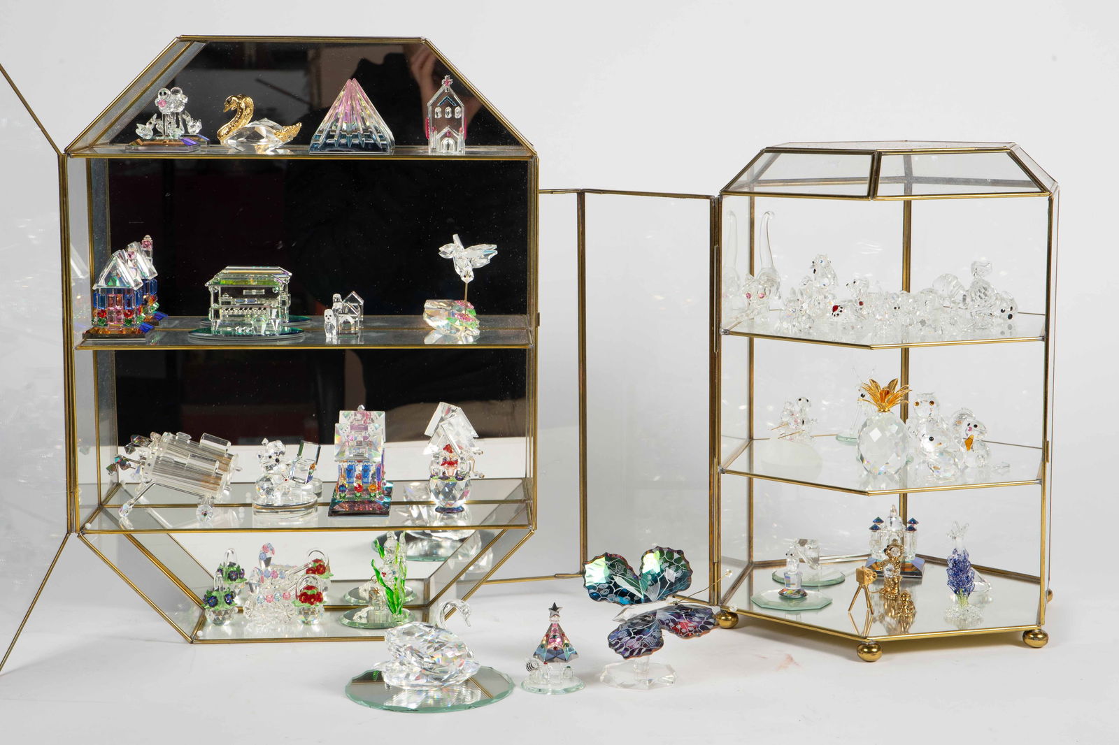 Lot Miniature Crystal Figures, Swarovski, Iris Arc (1 of 11)