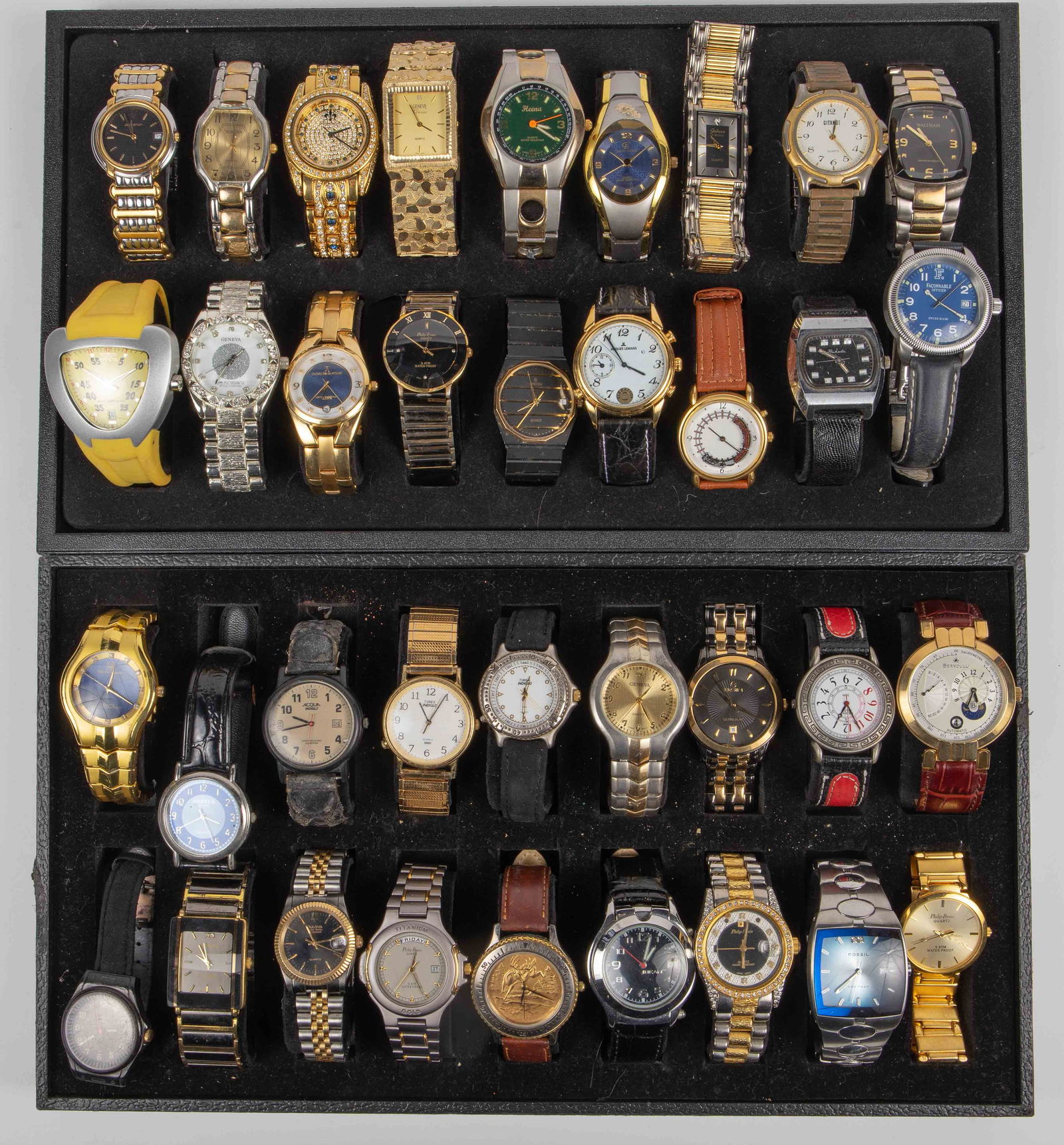 35 Mens' Watches - Bulova, Bernoulli, Waltham. (1 of 8)