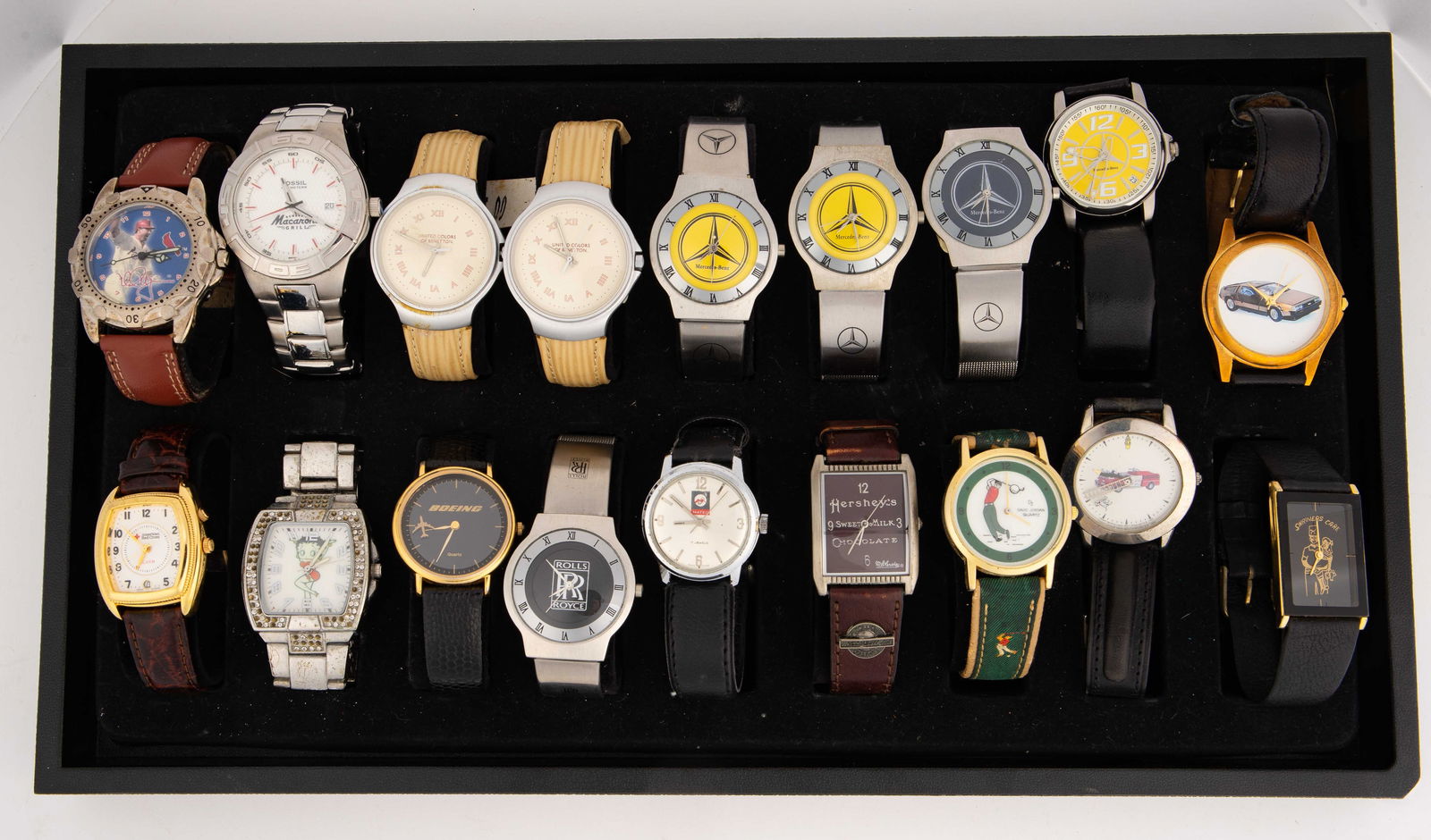 18 Mostly Advertising Watches - Benz, Royce, Hero. (1 of 7)