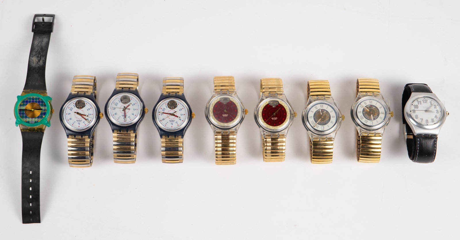9 Swatch Watches Inc. 7 Automatic - Chrono, Roman. (1 of 8)