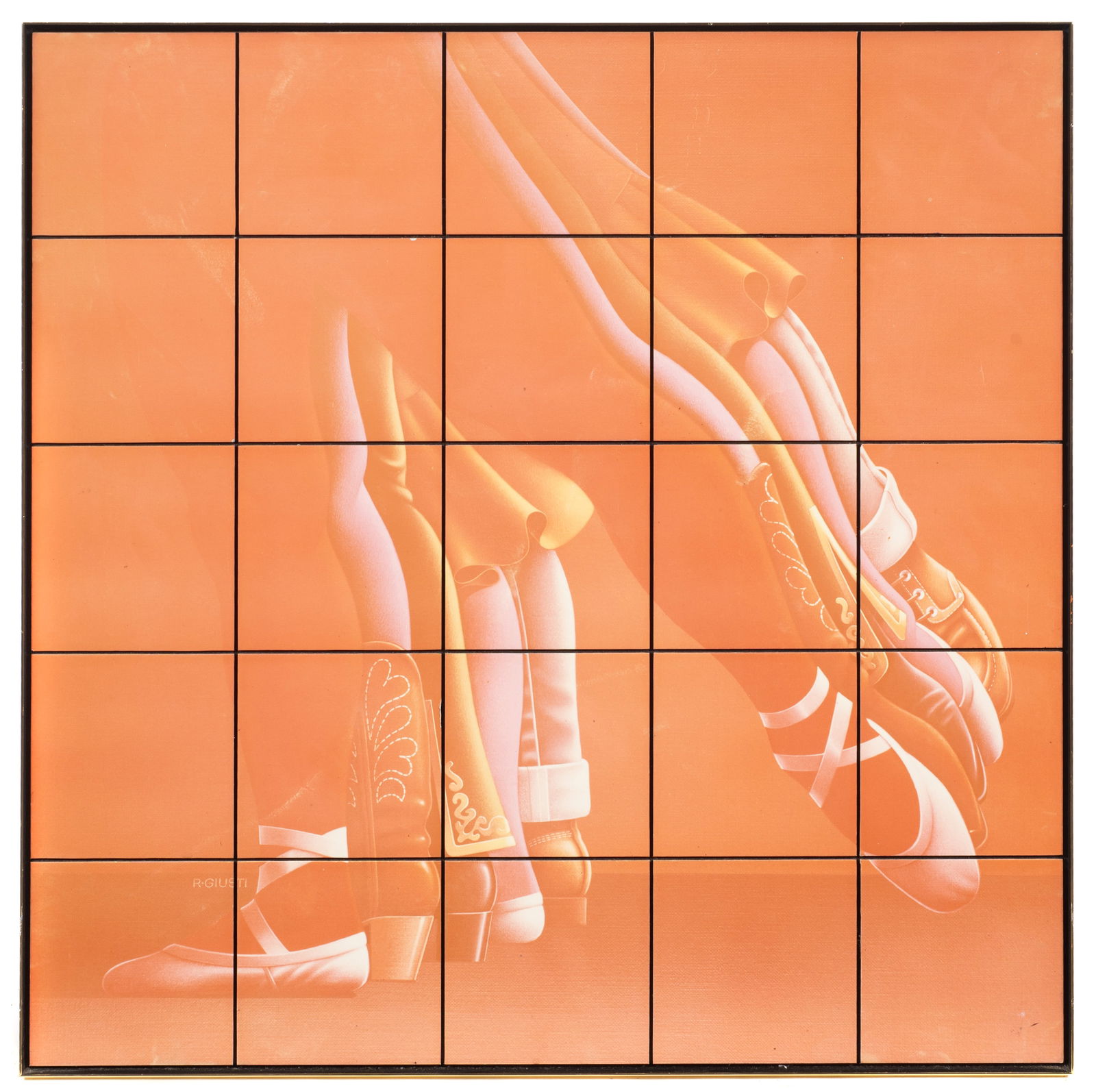 Graphic Transfer on Tile, R. Giusti. (1 of 6)