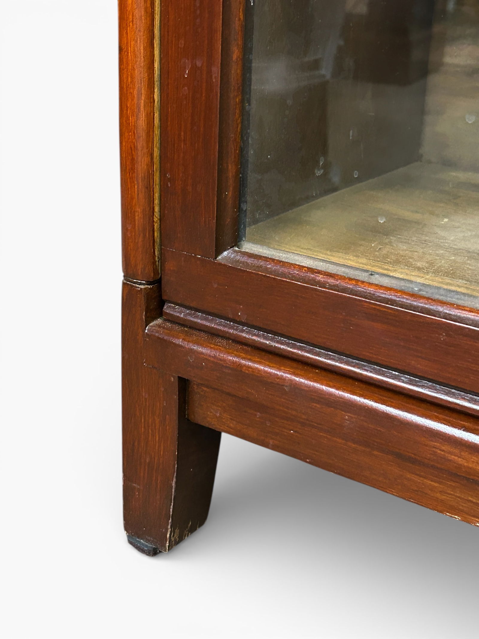 Mahogany Two Stack Barrister Bookcase. - 4