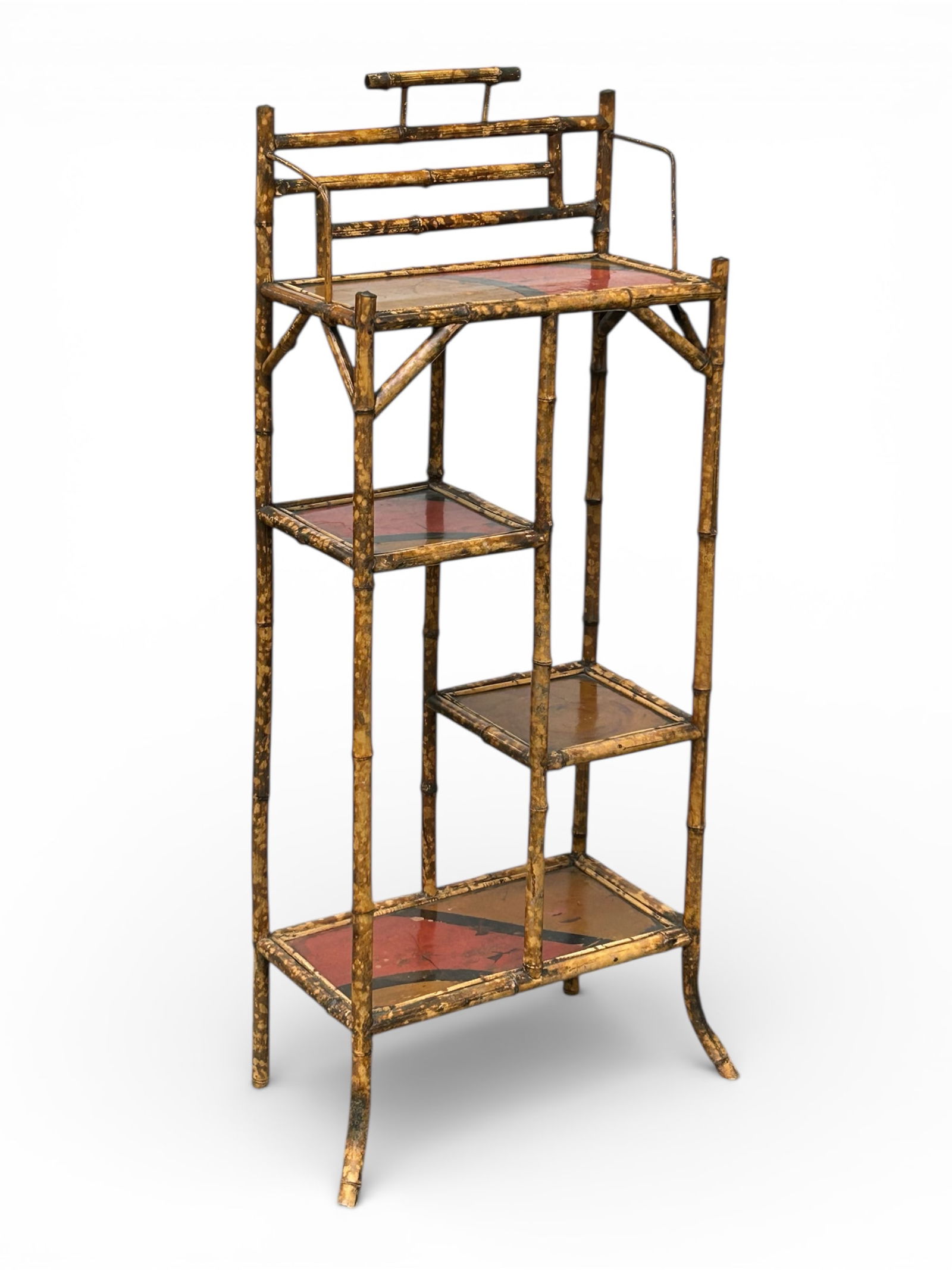 Antique Faux Bamboo Etagere. (1 of 11)