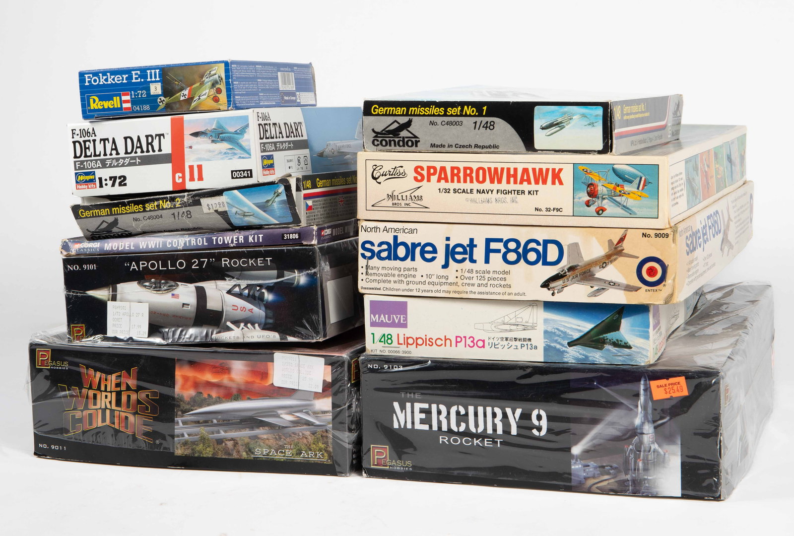 11 Airplane, Aviation, Rocket Kits, inc. Unused. (1 of 6)