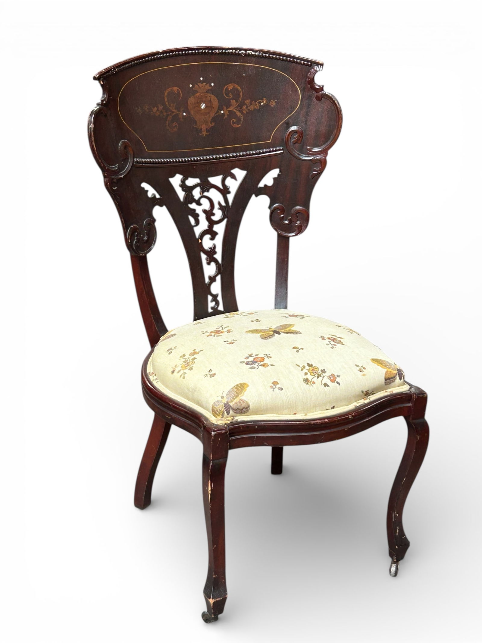Antique Victorian Side Chair. (1 of 7)