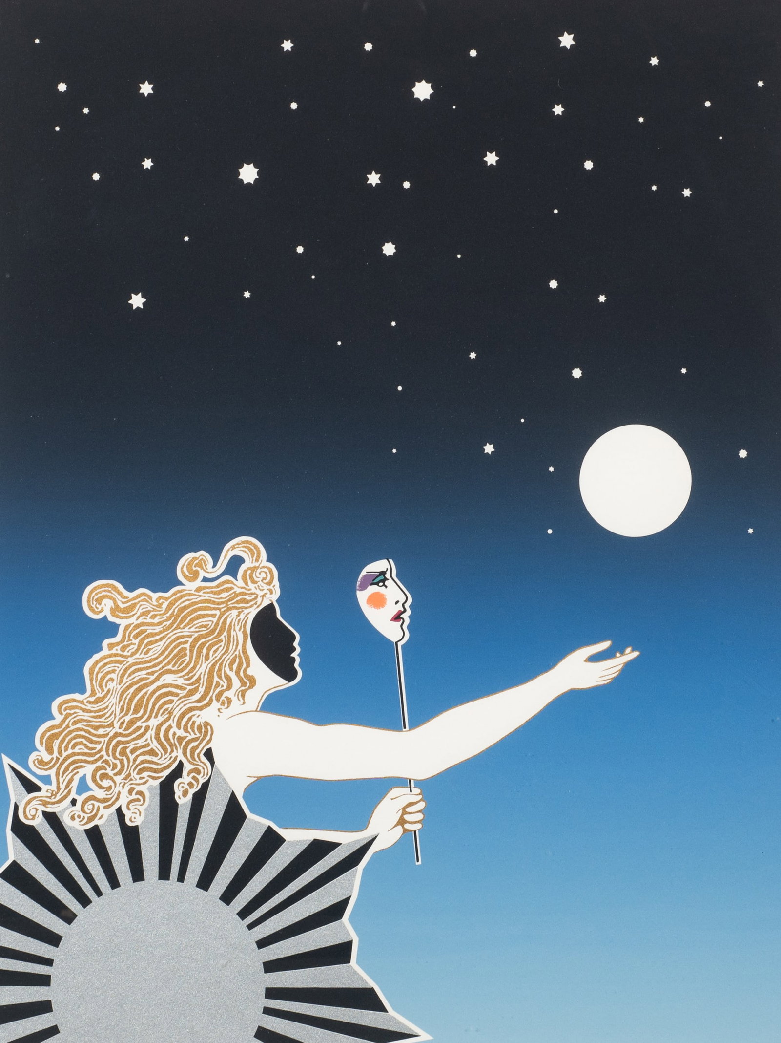Midnight Masquerade, Serigraph Sgd. Johnson. (1 of 7)