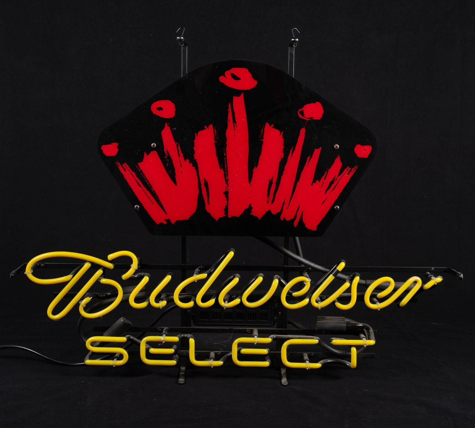 Budweiser Select Beer Neon Advertising Bar Sign. (1 of 3)