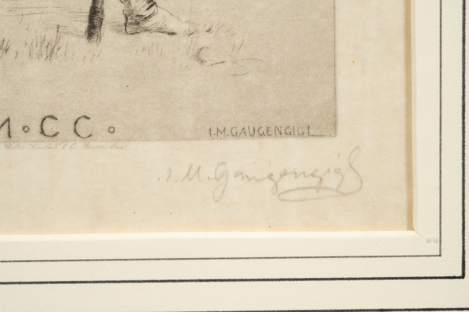 Three Etchings - Gaugengigl, Smith, Webb. - 18