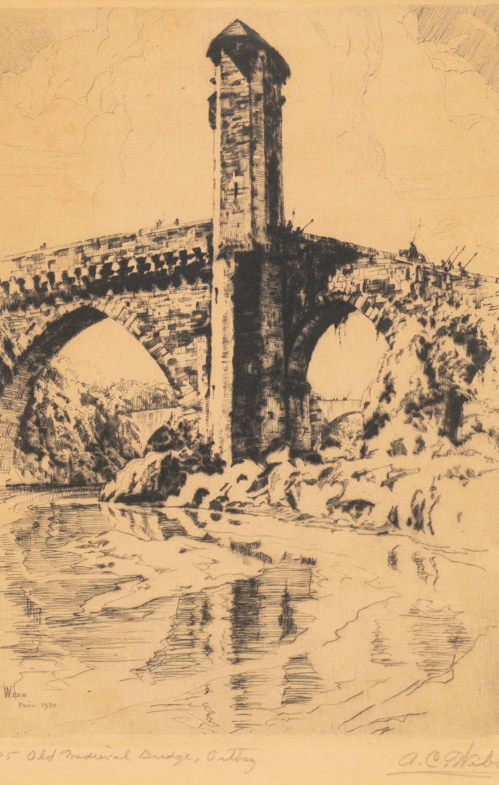 Three Etchings - Gaugengigl, Smith, Webb. - 3